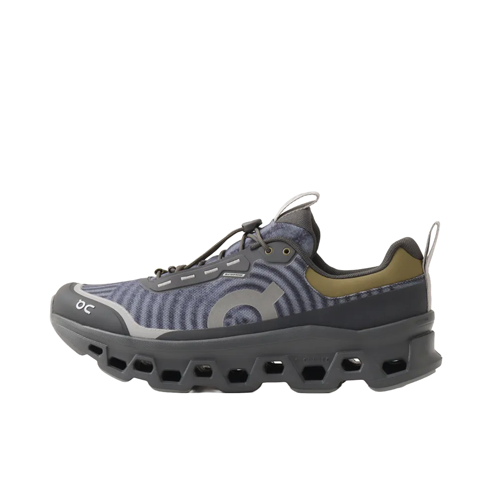 atmos × On Cloudmonster 1 Waterproof "Eclipse/Olive"