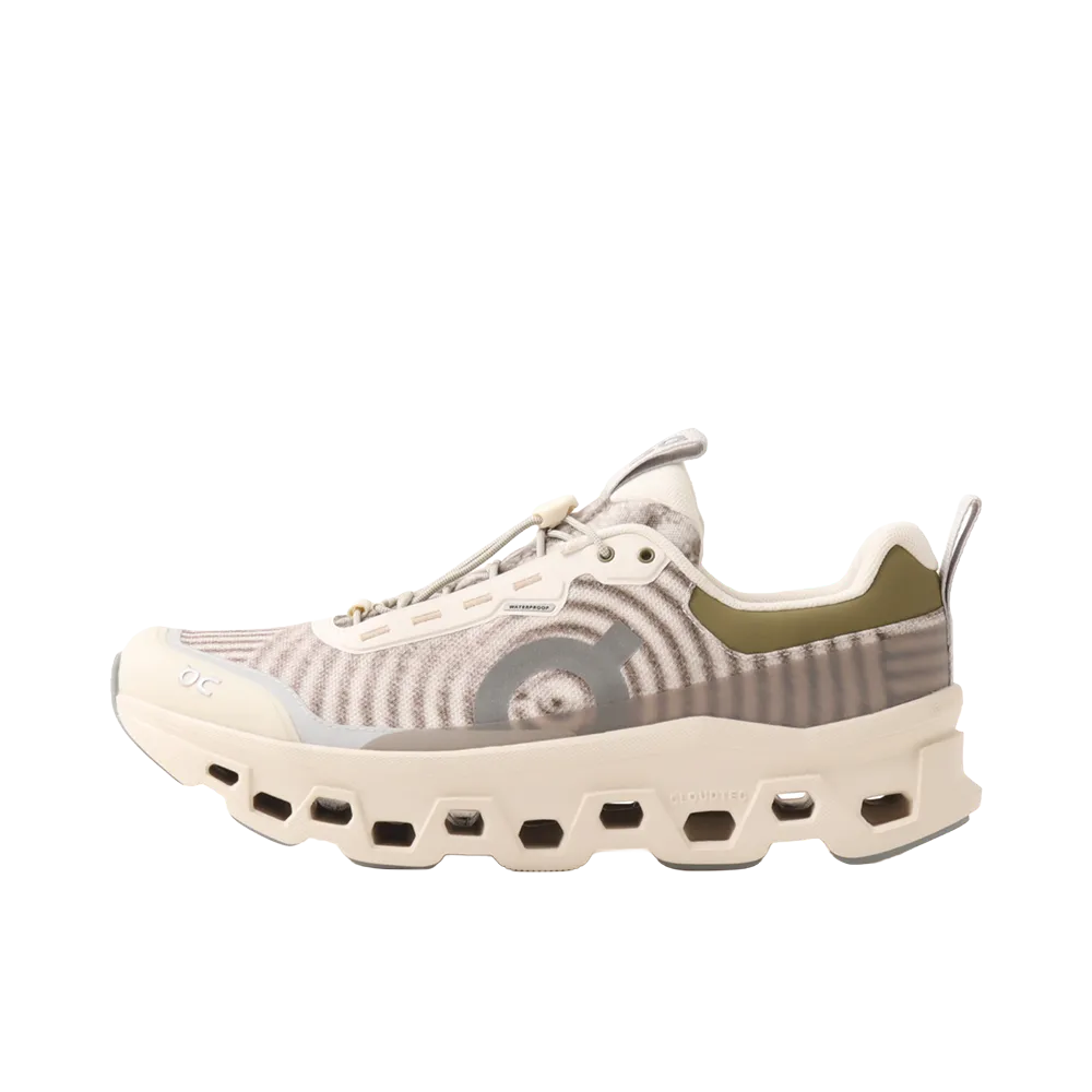 atmos × On Cloudmonster 1 Waterproof "Dew/Olive"
