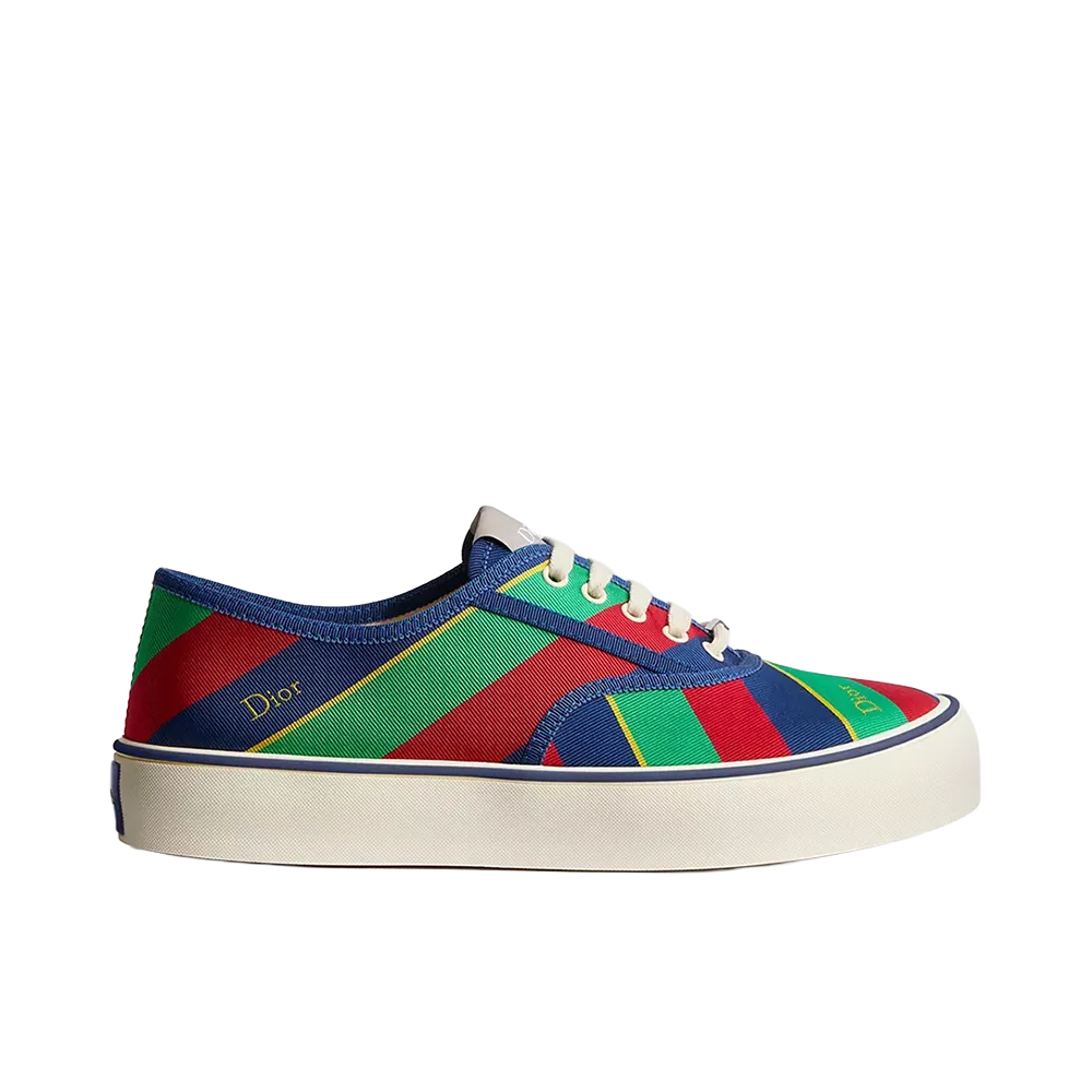 Dior Saltwind Sneaker Striped Cotton and Technical Fabric "Multi color"