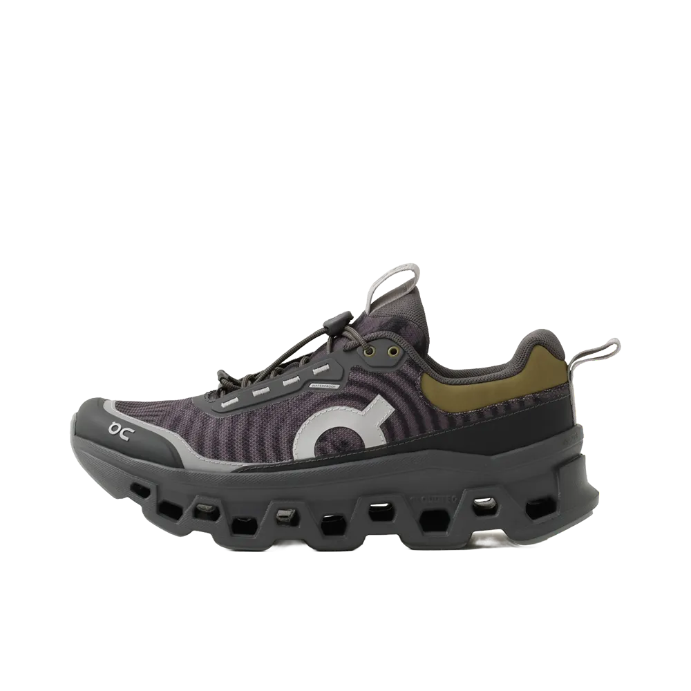 atmos × On Women's Cloudmonster 1 Waterproof "Eclipse/Olive"