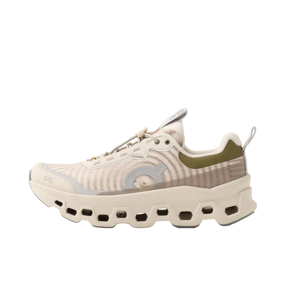 atmos × On Women's Cloudmonster 1 Waterproof "Dew/Olive"