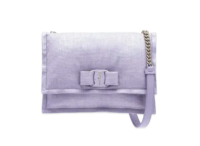 Salvatore Ferragamo Viva Bow Bag (S) "Purple"
