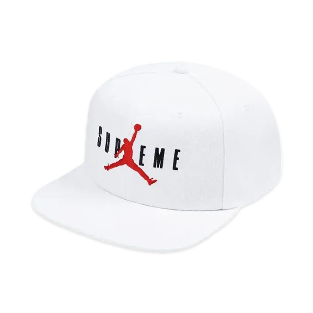 Supreme x Jordan 6-Panel Cap "White"
