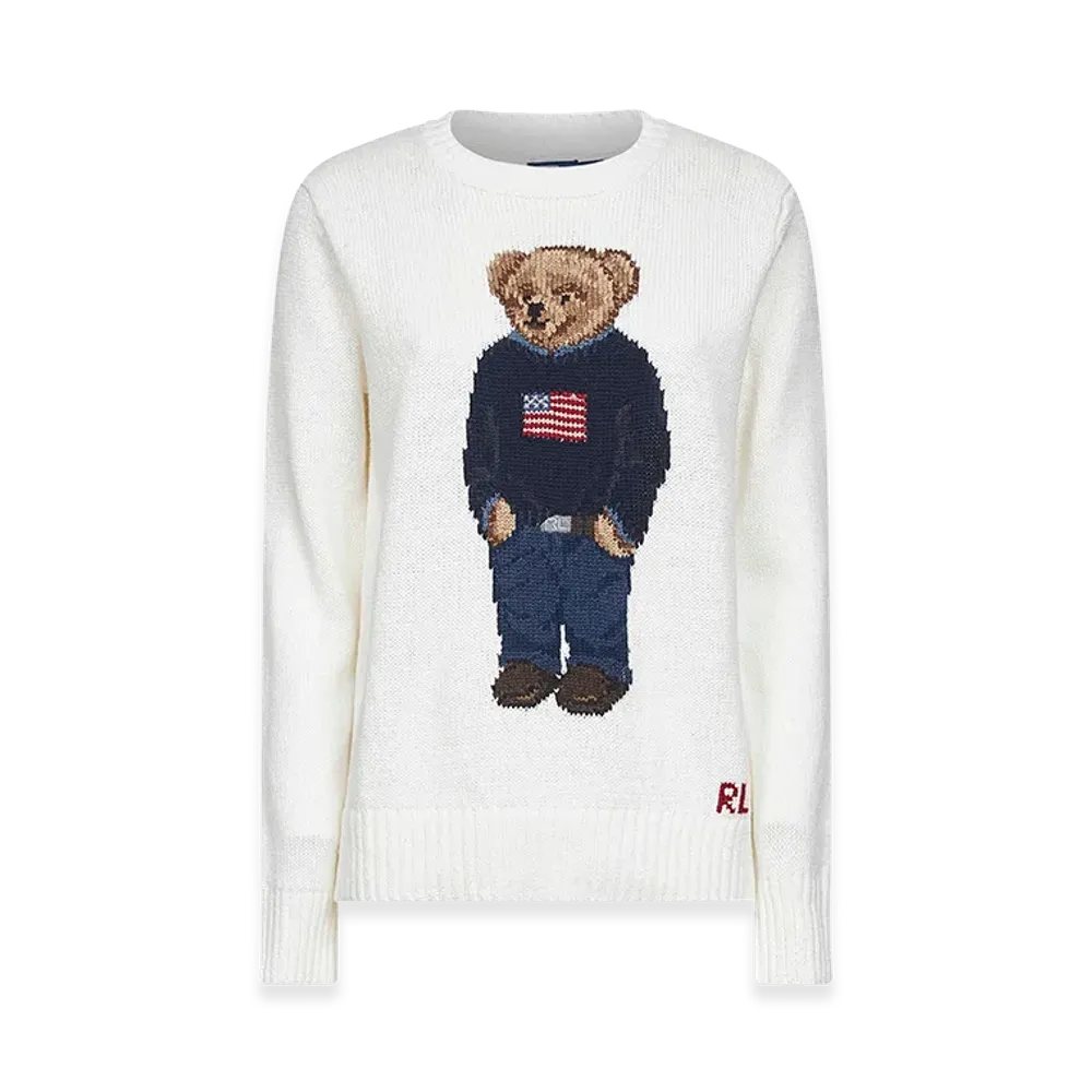 Polo Ralph Lauren Women's Linen Blend Sweater "White"