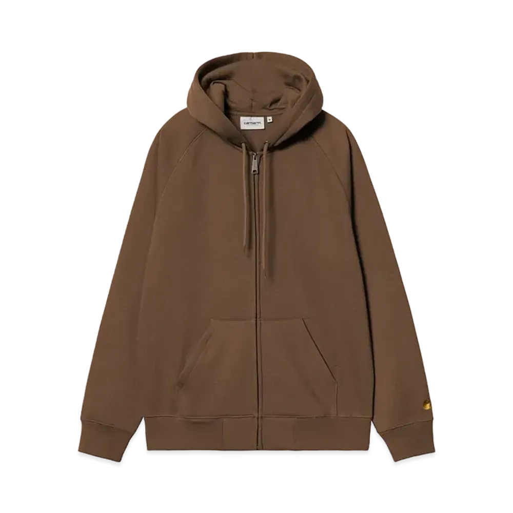 Carhartt WIP Hooded Chase Jacket "Chocolate/Gold"