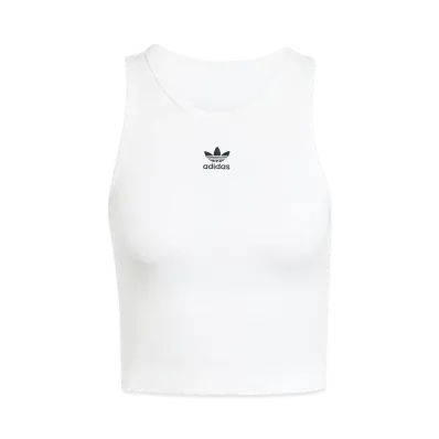 adidas Essentials Rib Tank Top "White"