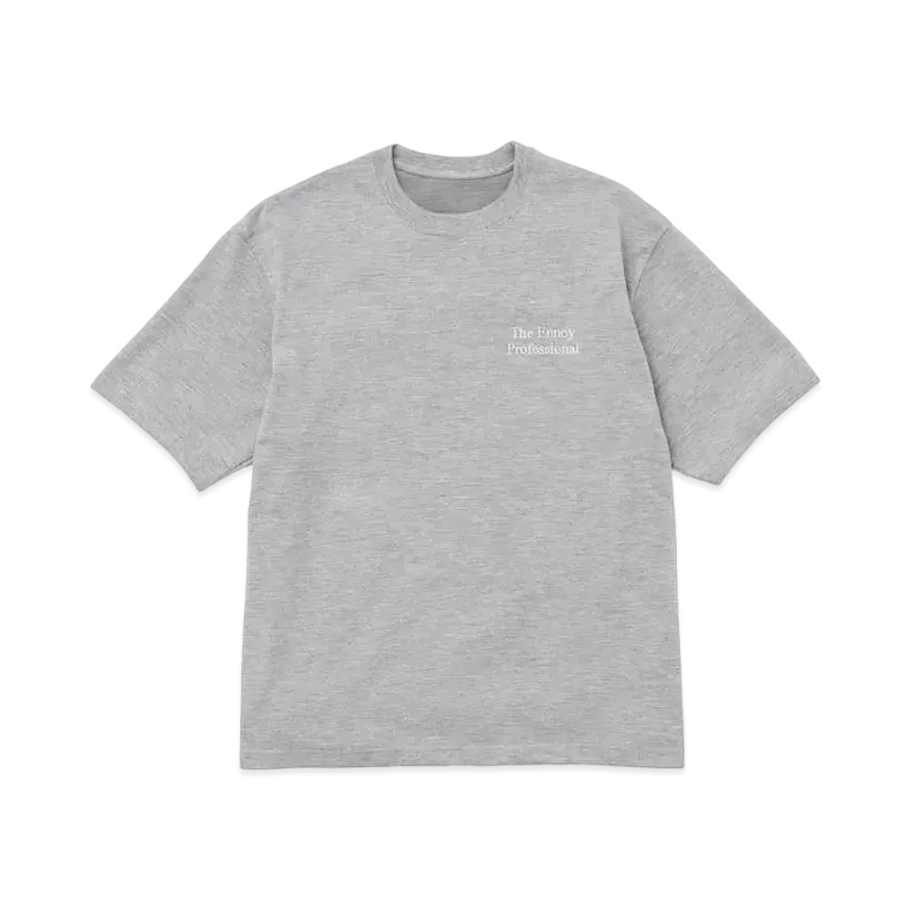 ENNOY 21SS Logo Tee "Grey/White" SS21BRENCT02NTL