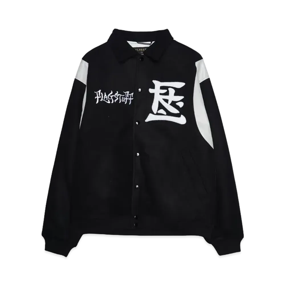 F-LAGSTUF-F AWARD JACKET CAMACHO "BLACK"