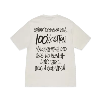Stussy 100% Pigment Dyed Tee "Natural"