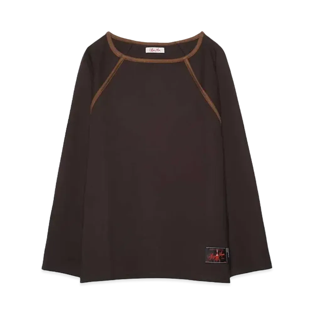 SYUMAN. Jersey long sleeves "Brown"