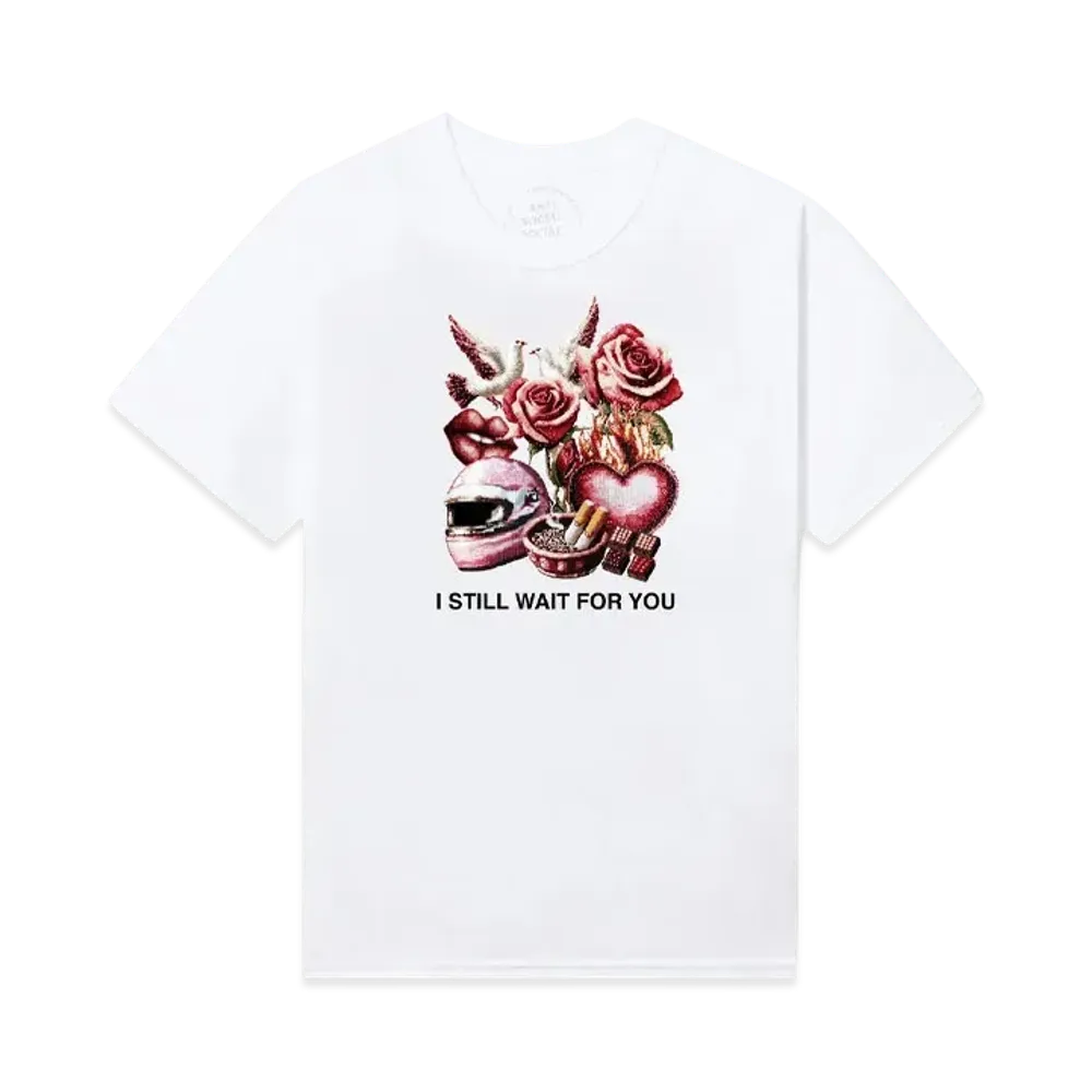 ANTI SOCIAL SOCIAL CLUB Wait For You Tee "White"