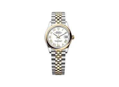 ROLEX Datejust 31mm Oystersteel & Yellow Gold 278243 "White"