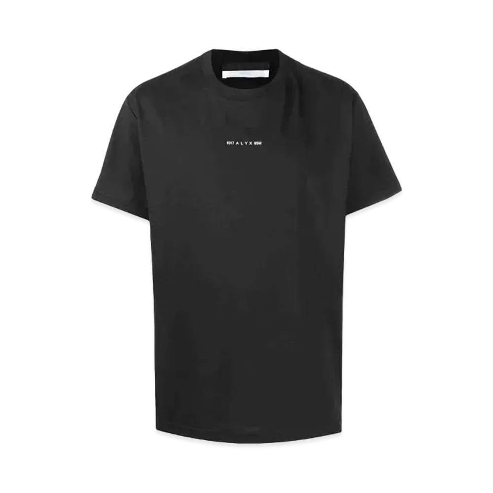 1017 ALYX 9SM Logo-Print Round Neck T-Shirt "Black"