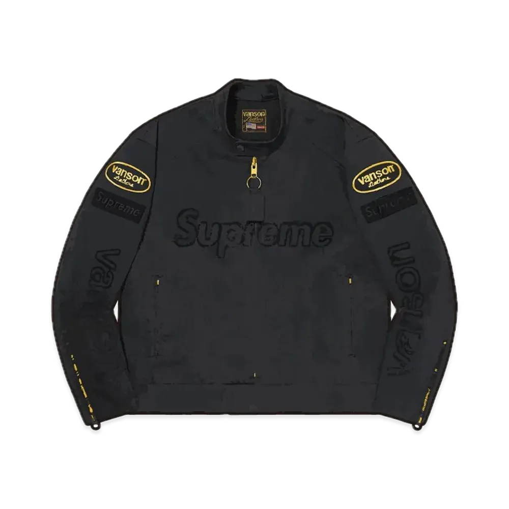Supreme x Vanson Leathers Cordura Denim Jacket "Black"