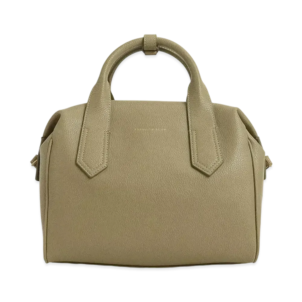 CHARLES & KEITH Double Handle Mini Duffel Bag "SageGreen"