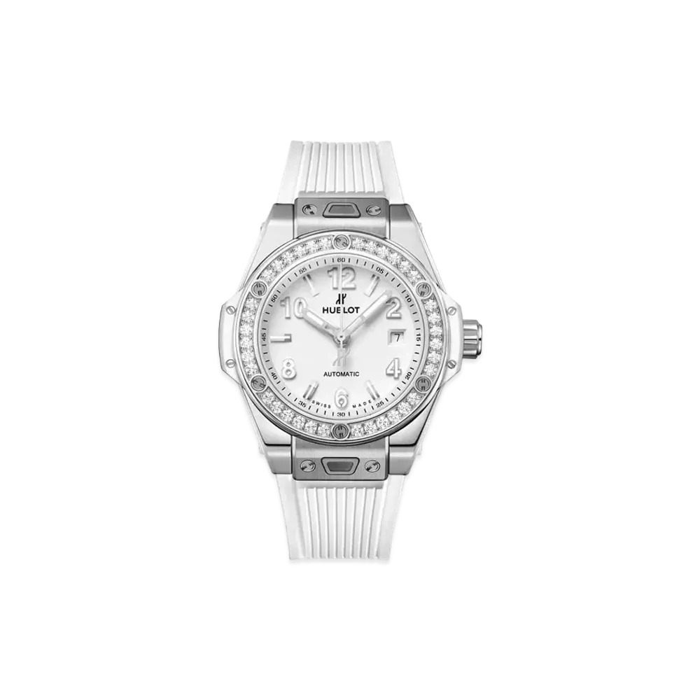 HUBLOT Big Bang One Click Steel White Diamonds 33mm