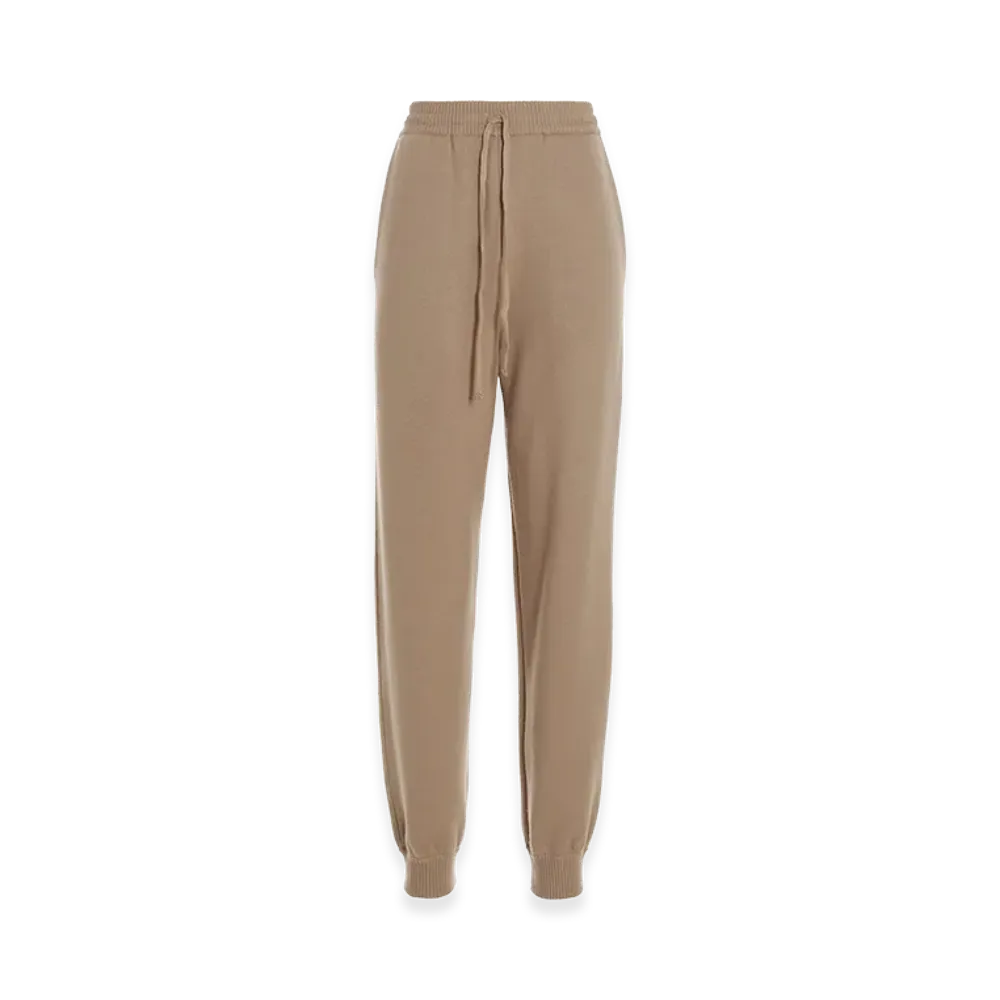 PRADA Women's Cashmere Blend Joggers "Beige"