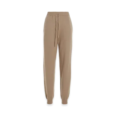 PRADA Women's Cashmere Blend Joggers "Beige"