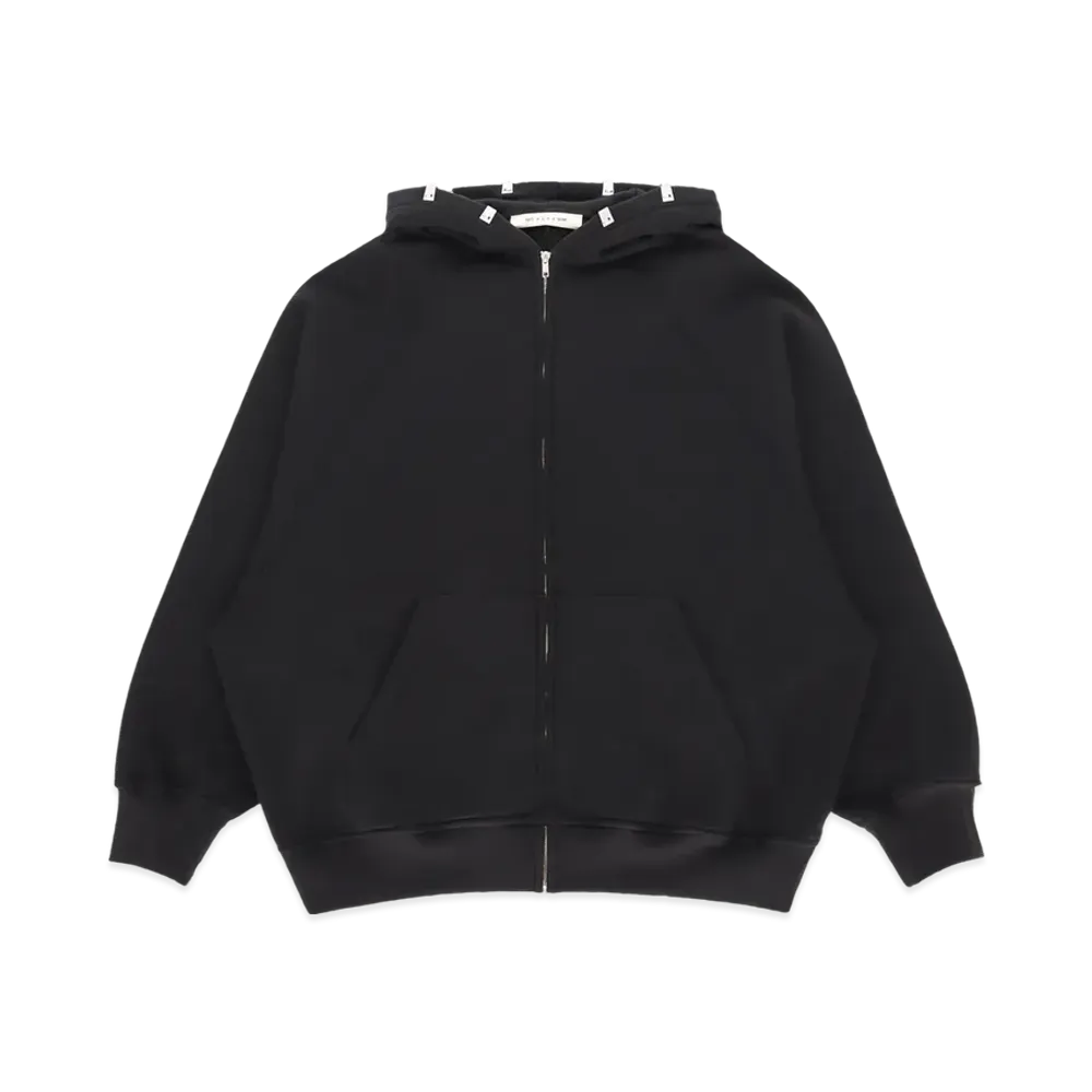 1017 ALYX 9SM Lightercap Hooded Zip Sweatshirt "Black"