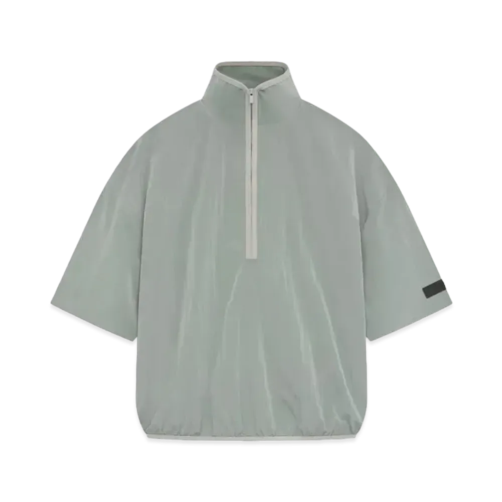 FEAR OF GOD ESSENTIALS Halfzip Mockneck Shirt "Seal"