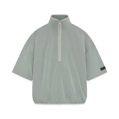 FEAR OF GOD ESSENTIALS Halfzip Mockneck Shirt "Seal"