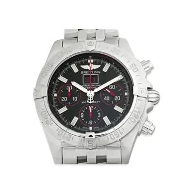 Breitling Blackbird Redstrike World Exclusive 2000 "Black/Stainless Steel"