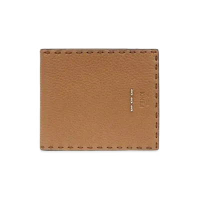 FENDI Purse Leather "Beige"