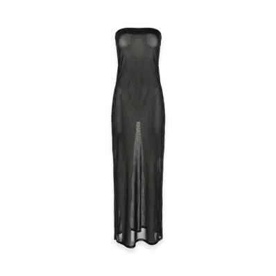 Saint Laurent Women's Strapless Dress "Black"