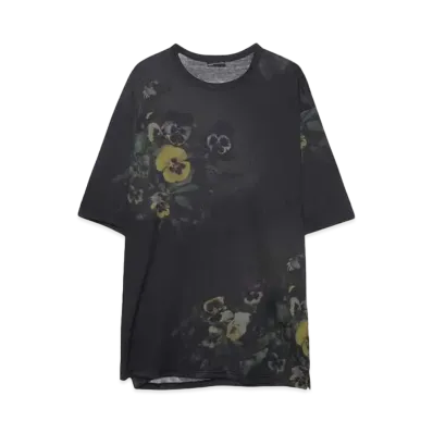 LAD MUSICIAN 50/2 T-CLOTH PANSY S/BIG T "BLACK DARK"