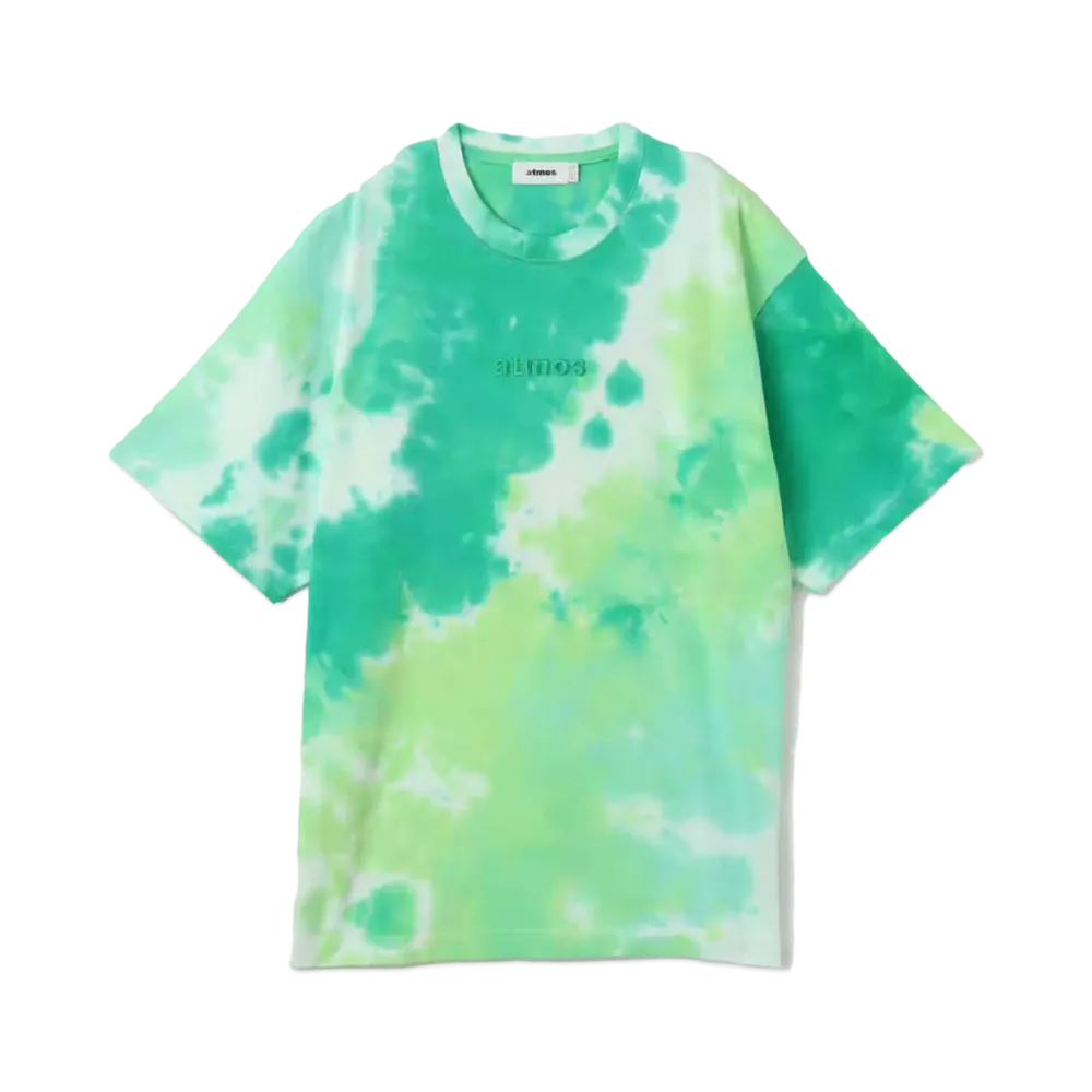 atmos Embroidery Classic Logo Tie-Dye T-shirt "Green"