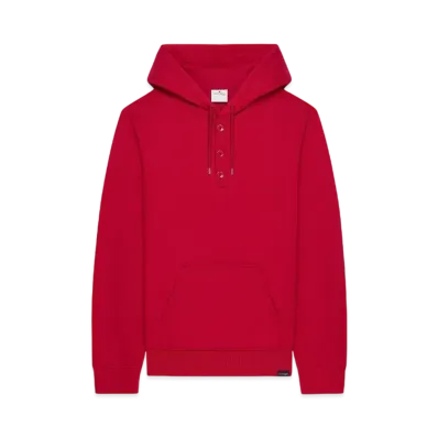 Courreges Buttoned Sweatshirt "Ruby"