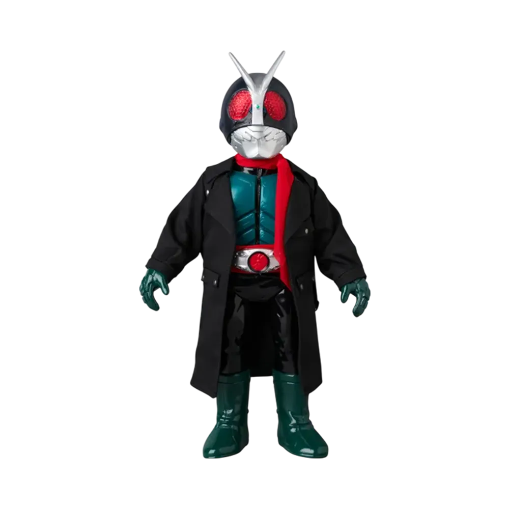 MEDICOM TOY "Toei Retro Sofvi Collection" -Shin Masked Rider- Kamen Rider No. 2 (Shin Kamen Rider) (Coat Ver.)