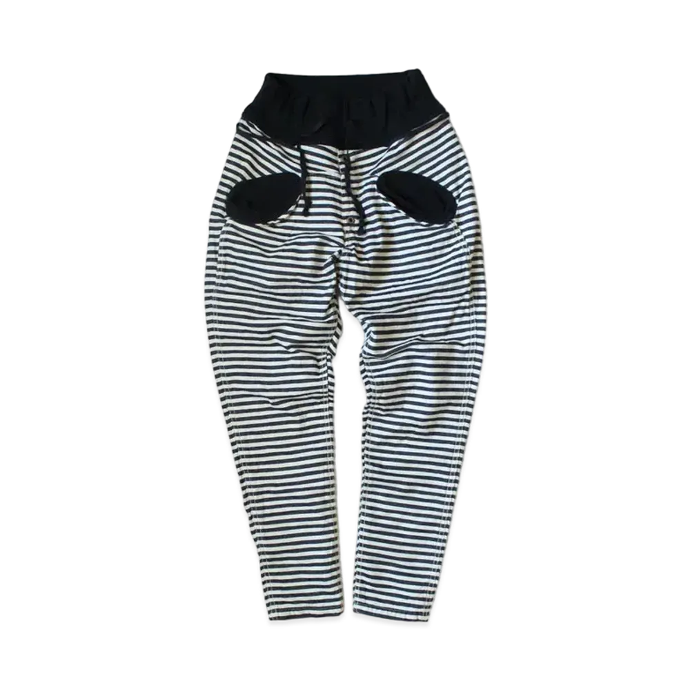 KAPITAL NAPOLI BORDER SARUERNOUBEL PANTS "Indigo"