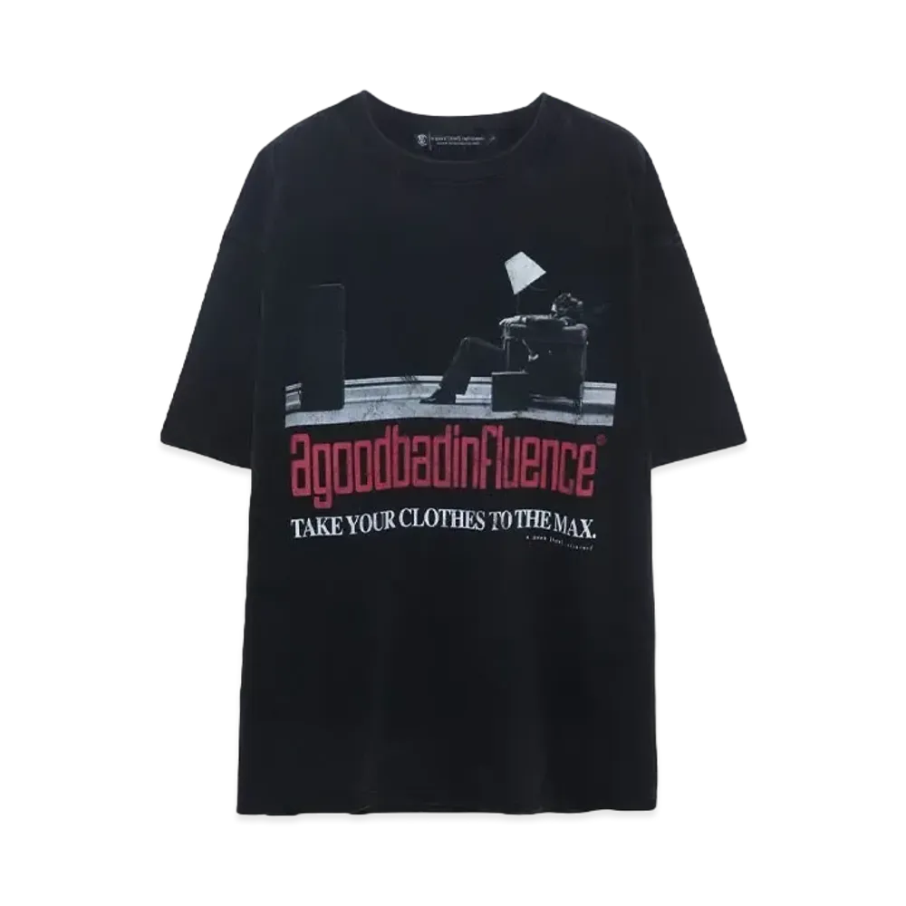 A GOOD BAD INFLUENCE TO THE MAX T-SHIRT "BLACK"