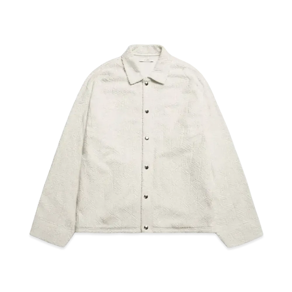 JieDa GEOMETRIC PILE SHIRT "IVORY"