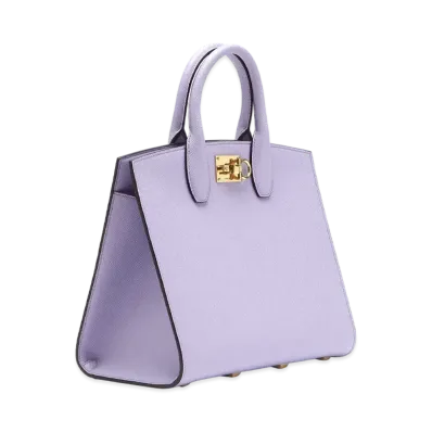 Salvatore Ferragamo Studio Box Bag "Purple"