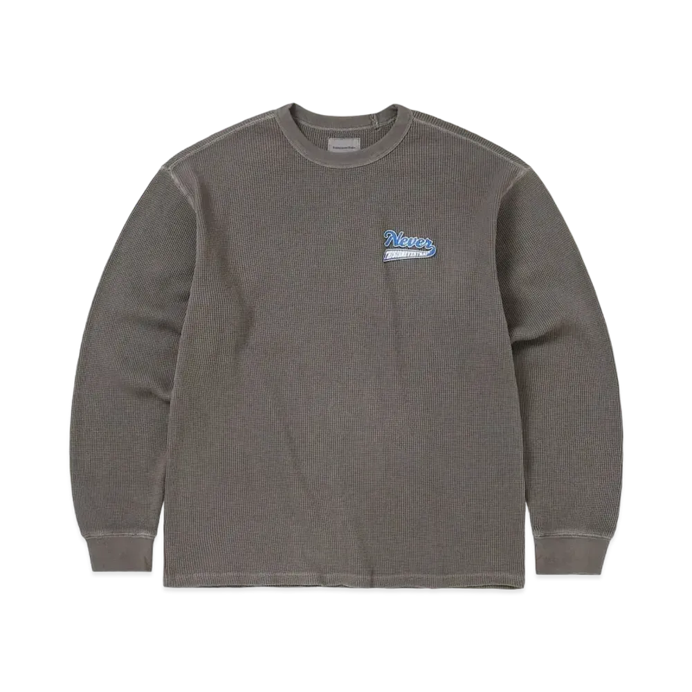 thisisneverthat Waffle L/S Tee "Dark Mocha"