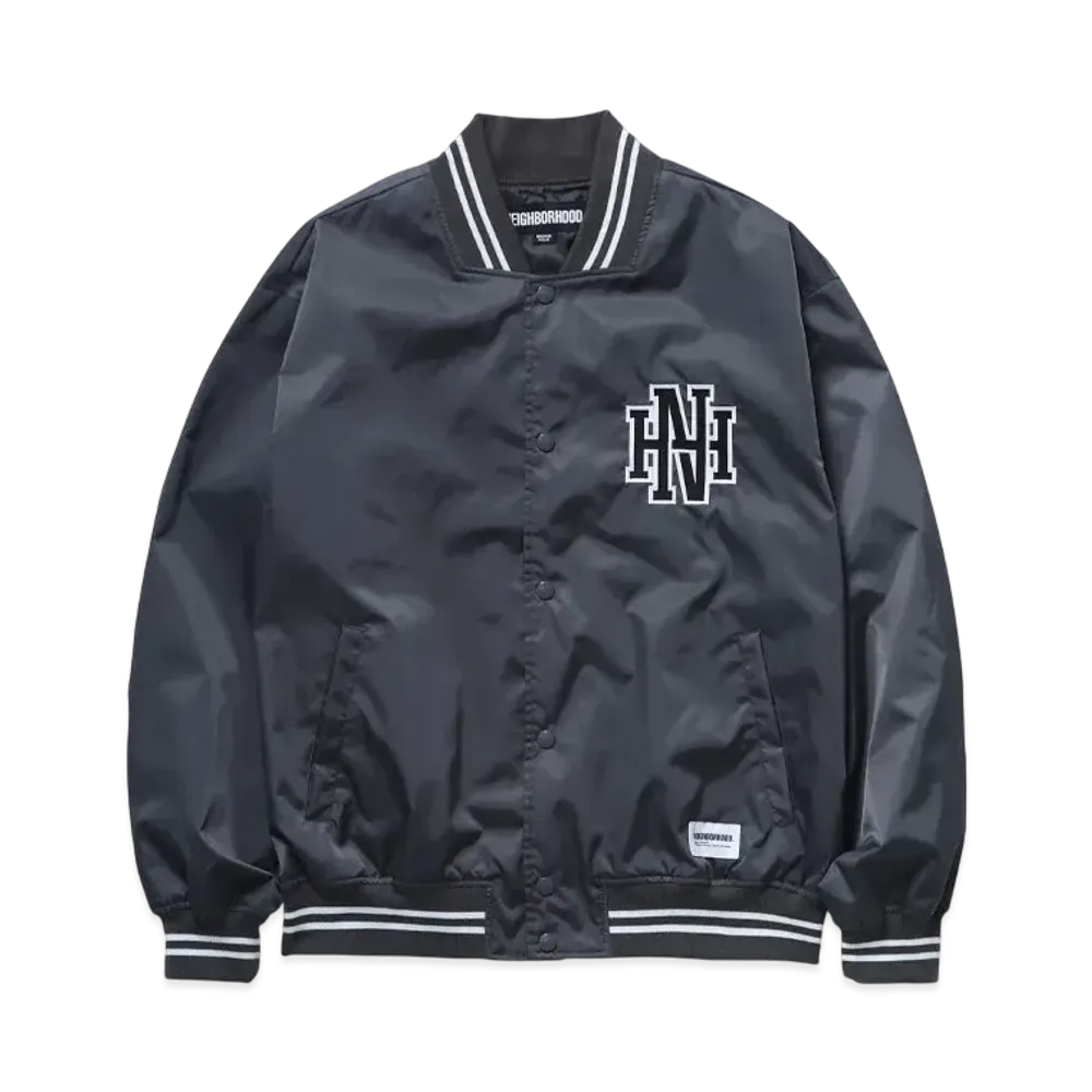 NEIGHBORHOOD Baseball Jacket "Charcoal"