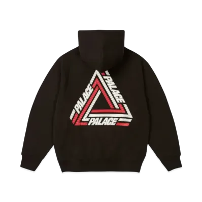 PALACE Tri-Line Hood "Black"