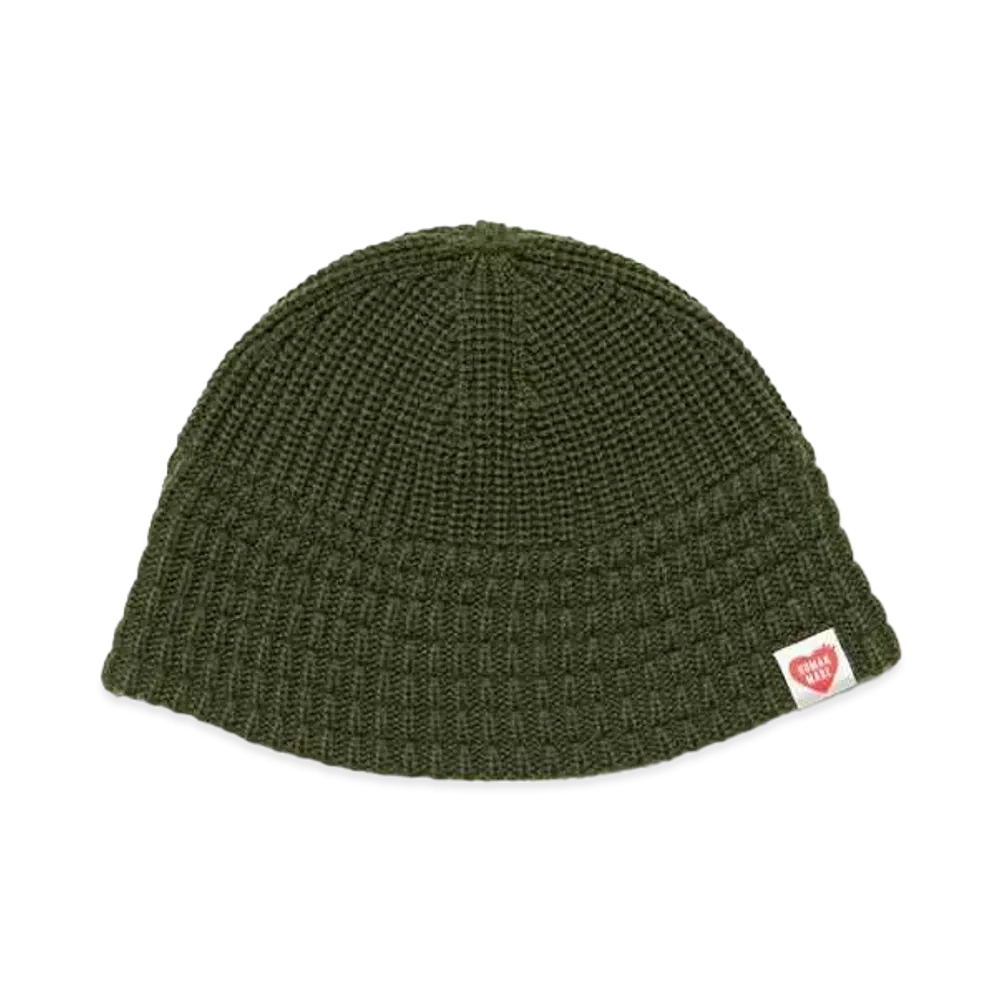 HUMAN MADE KNIT HELMET CAP "Olive"