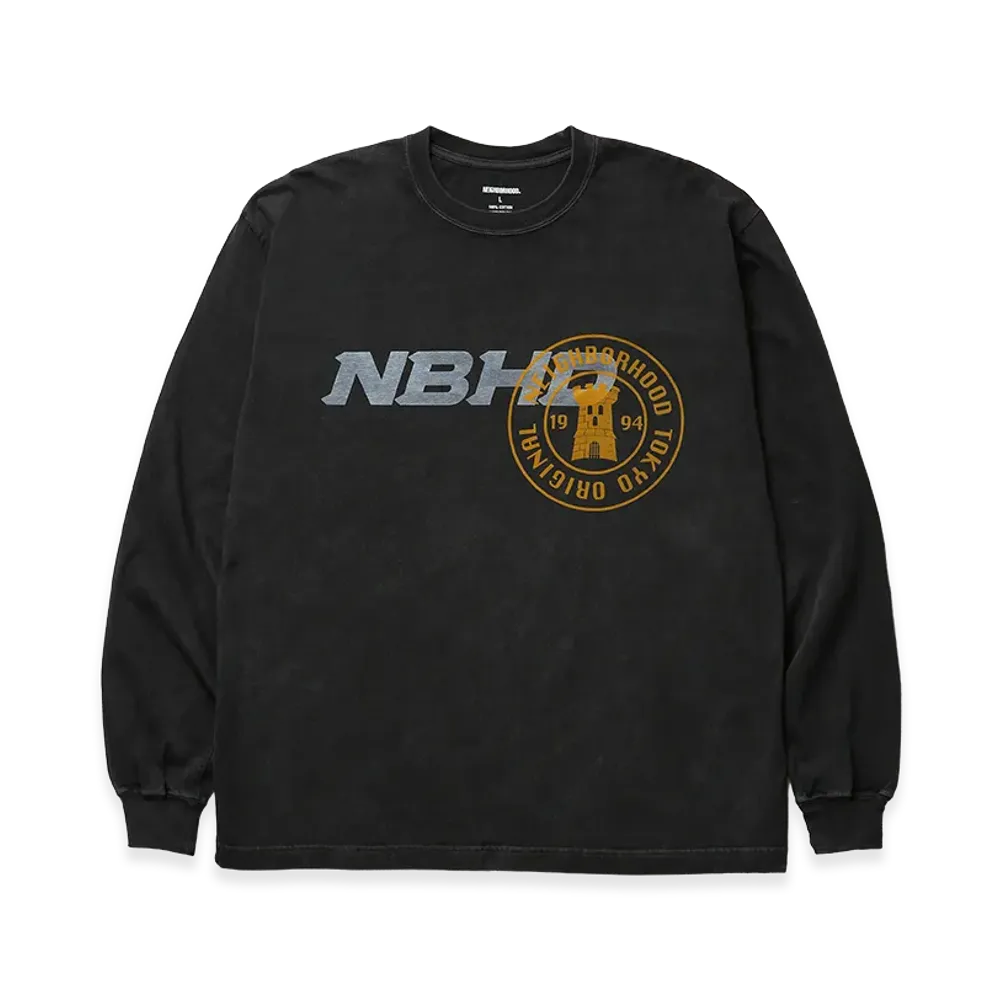 NEIGHBORHOOD NH . Tee LS-7 "Black"