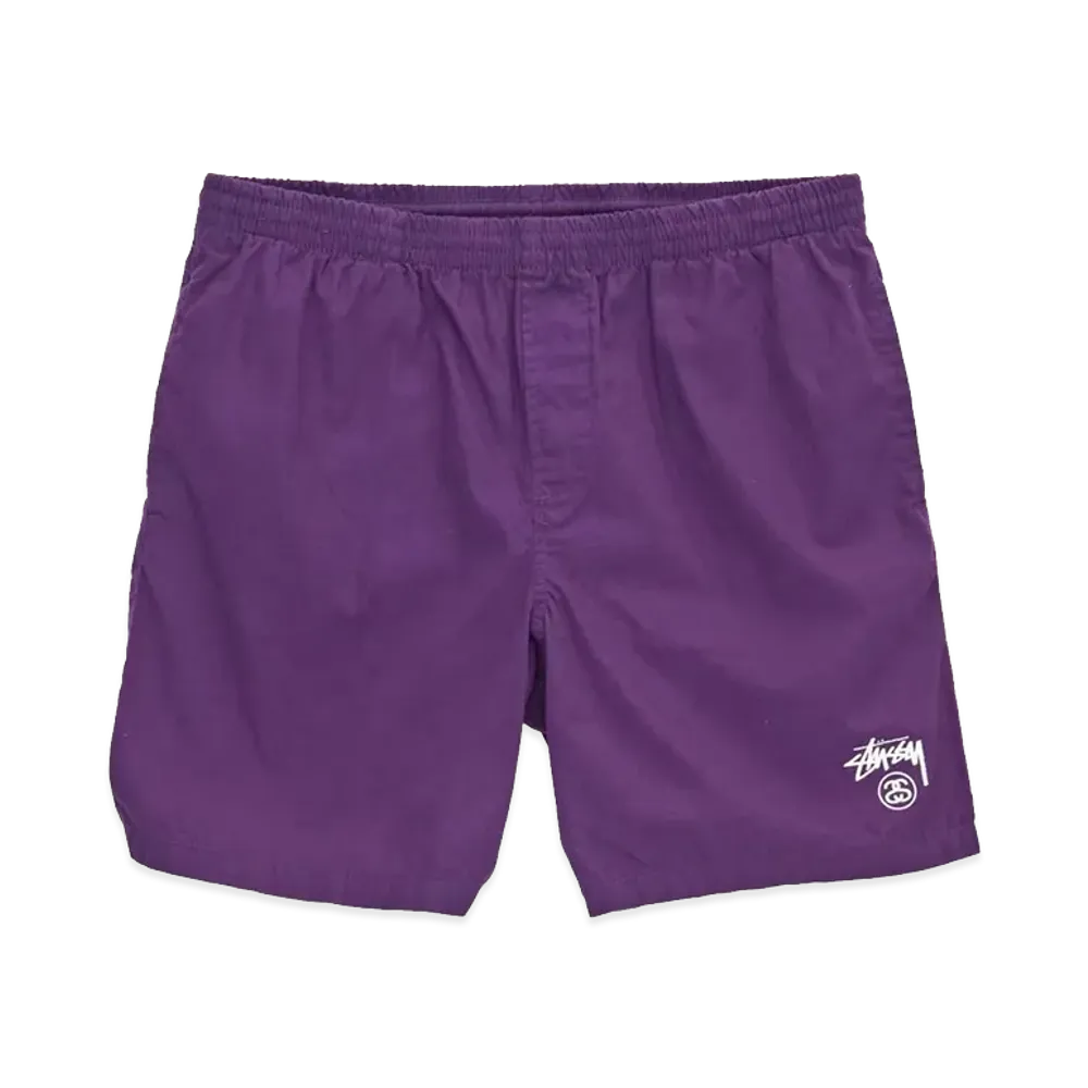 Stussy Basic Stock Beach Shorts "Purple"
