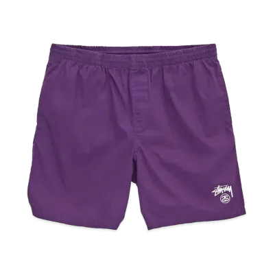 Stussy Basic Stock Beach Shorts "Purple"