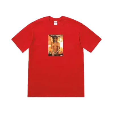 Supreme Nan Goldin Kim in Rhinestone Tee "Red"