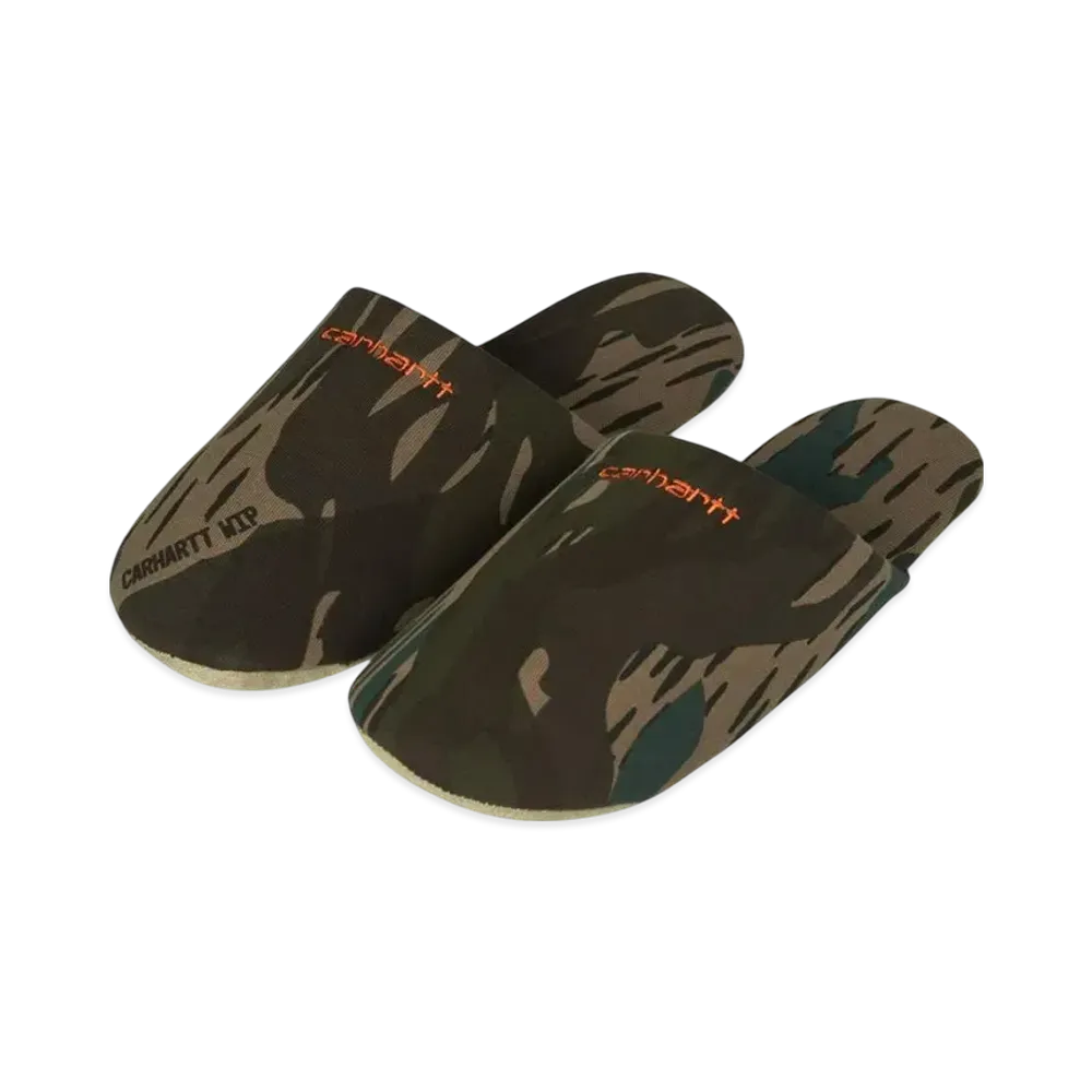 Carhartt WIP Script Embroidery Slippers "Camo Unite/Copperton"