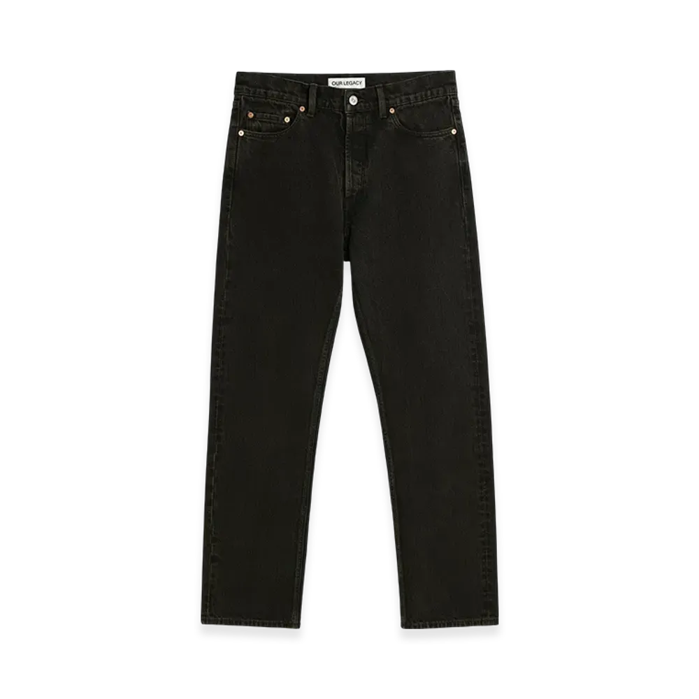 OUR LEGACY First Cut "Kamari Black Chain Twill"