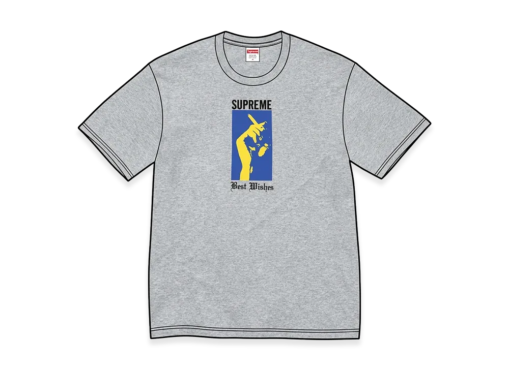 Supreme Wish Tee "Heather Grey"