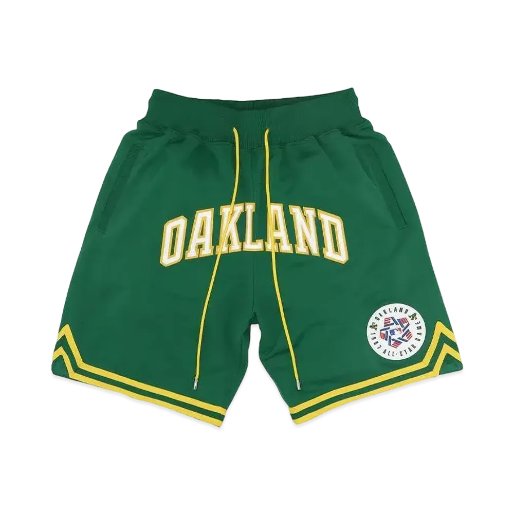 Just Don Oakland Athletics Shorts "Green"