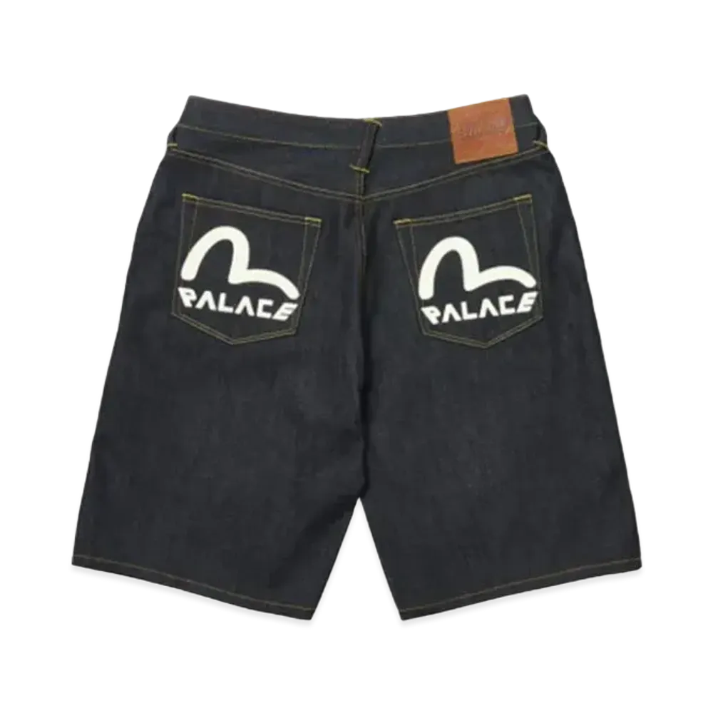 プロフ必読　EVISU x PALACE デニムハーフパンツ 36インチ PALACE Evisu Shorts 
