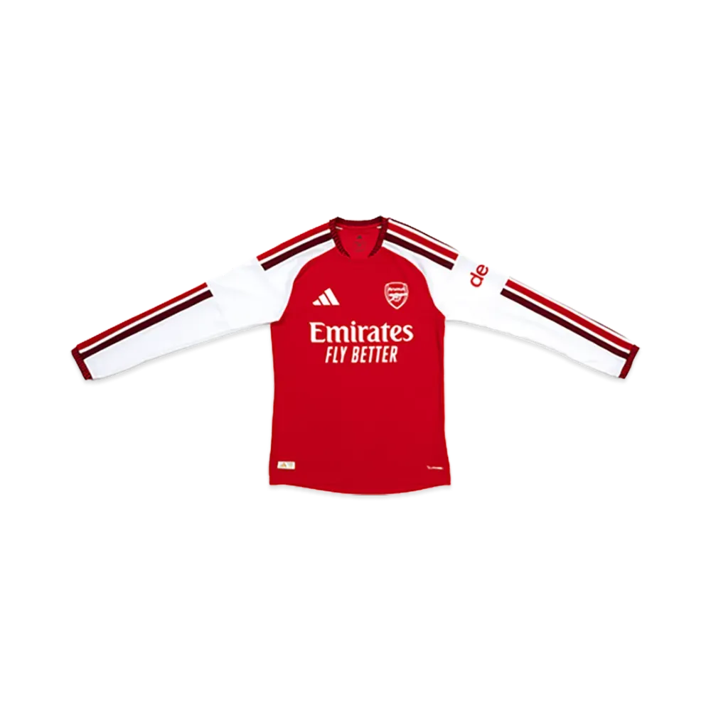 adidas 26-27 Arsenal FC Home Authentic Long Sleeve Jersey "Red"